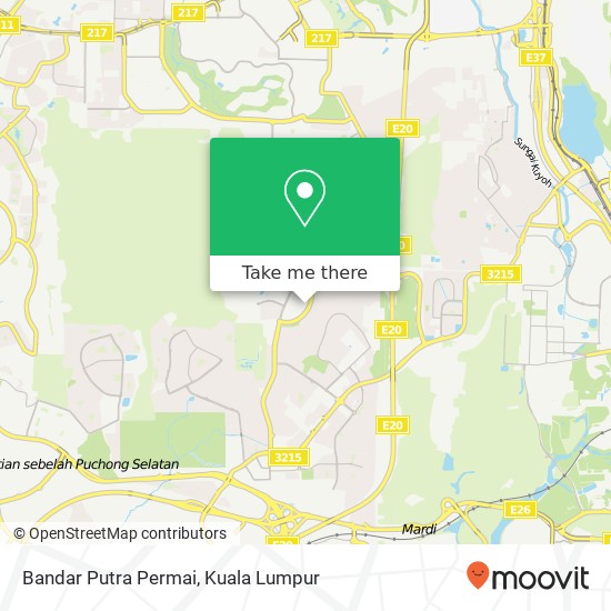 Bandar Putra Permai map