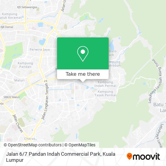 Jalan 6 / 7 Pandan Indah Commercial Park map