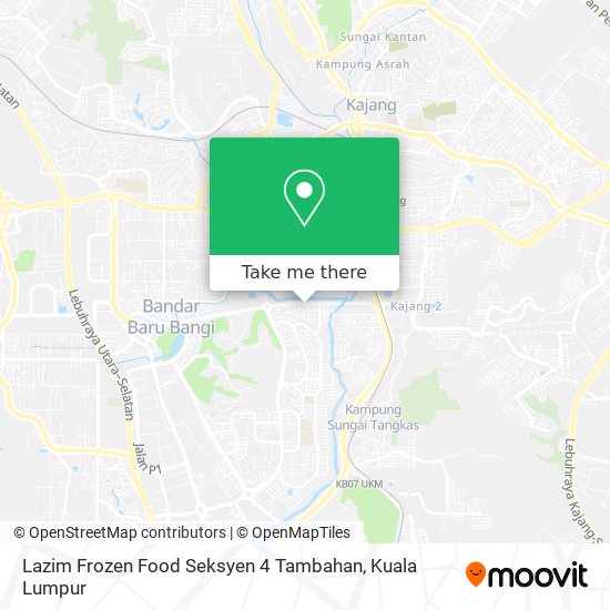 Lazim Frozen Food Seksyen 4 Tambahan map
