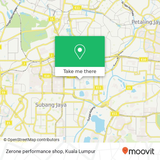 Zerone performance shop map