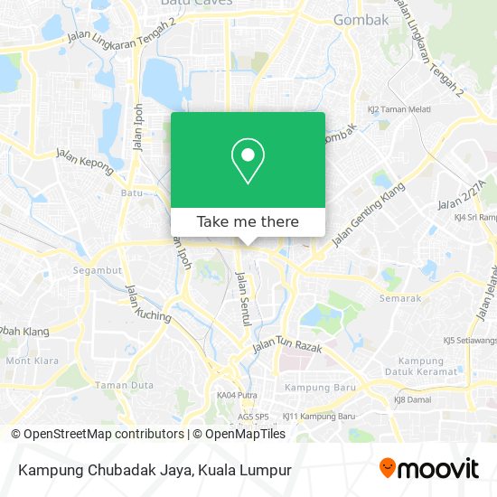 Peta Kampung Chubadak Jaya