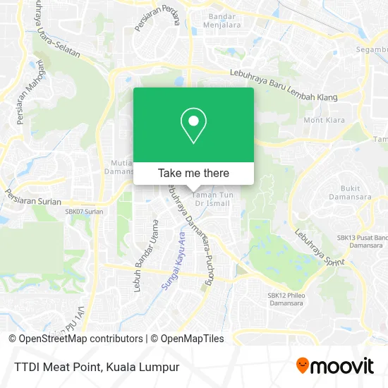 TTDI Meat Point map