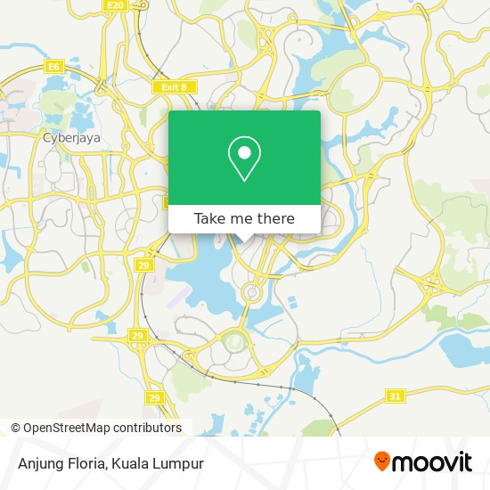 Anjung Floria map