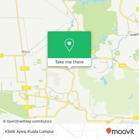 Klinik Ajwa map