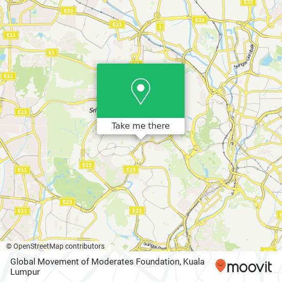 Global Movement of Moderates Foundation map