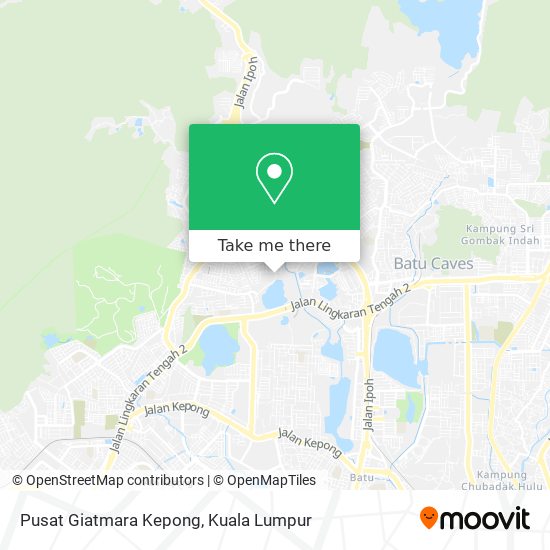 Peta Pusat Giatmara Kepong