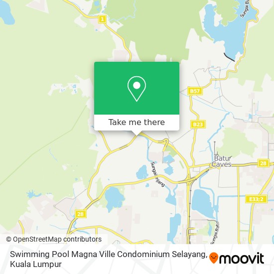 Swimming Pool Magna Ville Condominium Selayang map