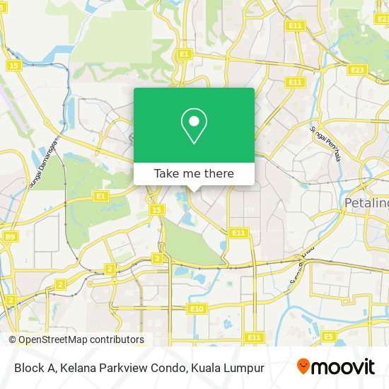 How To Get To Block A Kelana Parkview Condo In Petaling Jaya By Bus Mrt Lrt Or Train