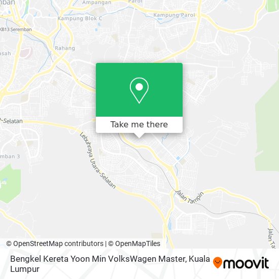 Bengkel Kereta Yoon Min VolksWagen Master map