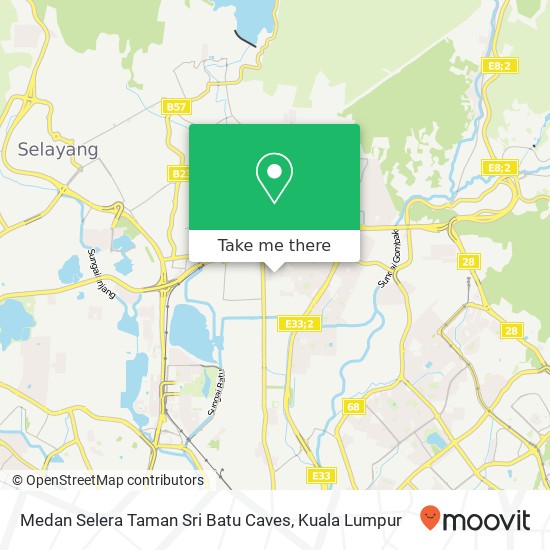 Medan Selera Taman Sri Batu Caves map
