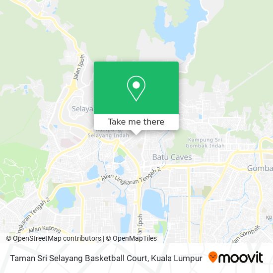 Taman Sri Selayang Basketball Court map