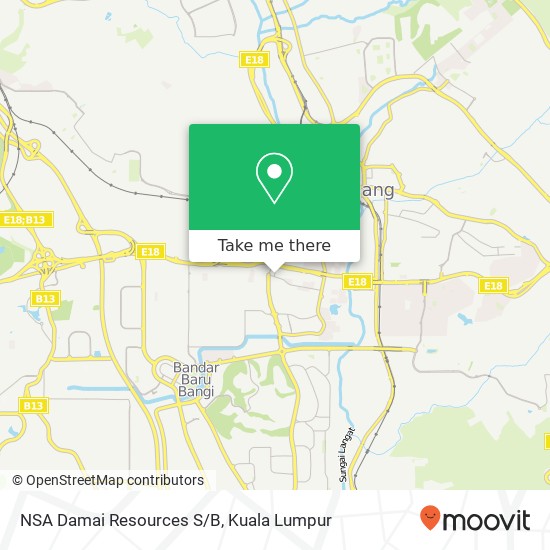 NSA Damai Resources S/B map