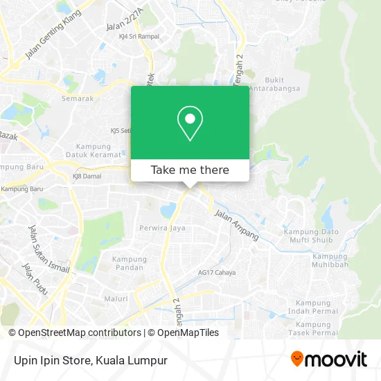 Upin Ipin Store map