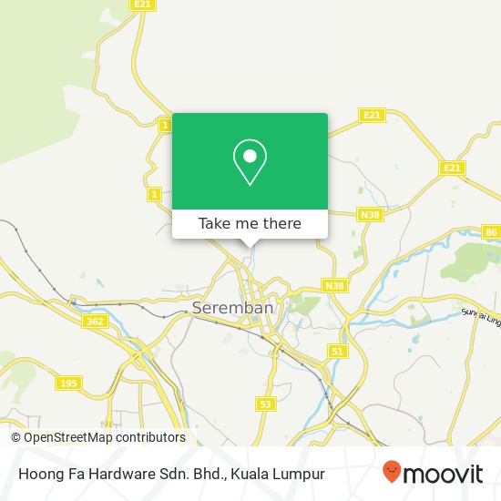 Hoong Fa Hardware Sdn. Bhd. map