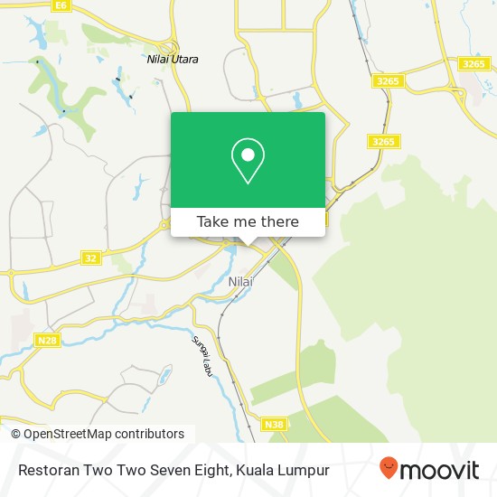 Restoran Two Two Seven Eight map