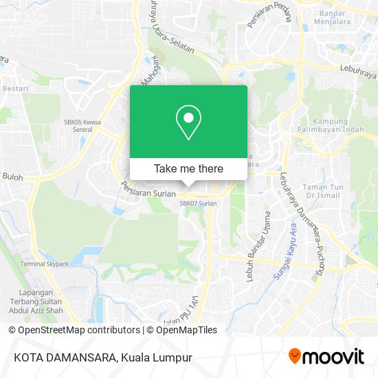 Peta KOTA DAMANSARA