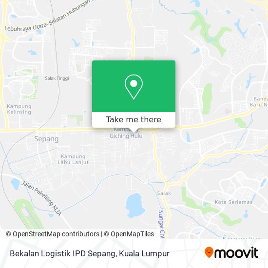 Peta Bekalan Logistik IPD Sepang