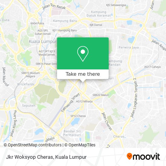 Jkr Woksyop Cheras map