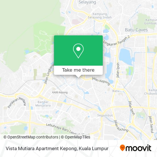 Vista Mutiara Apartment Kepong map