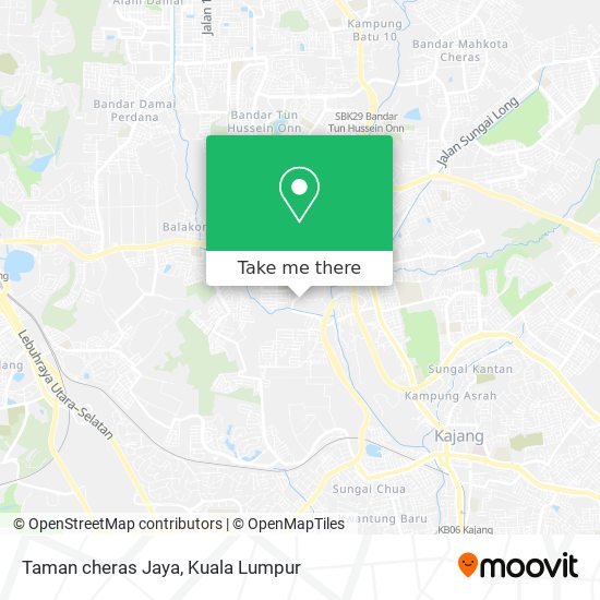 Peta Taman cheras Jaya