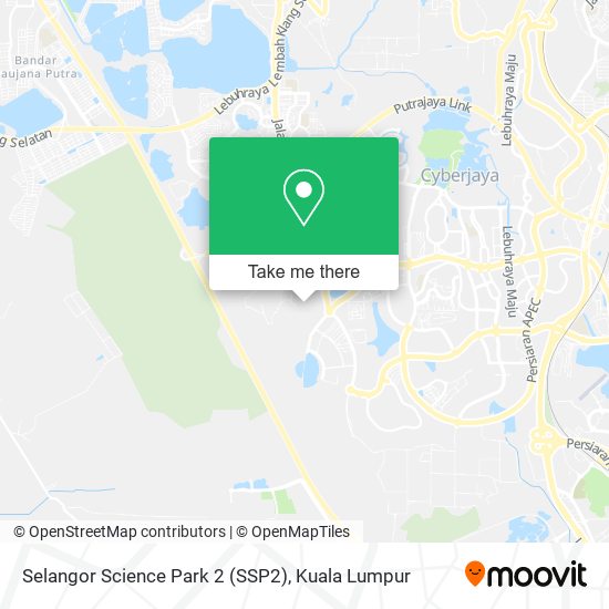 Peta Selangor Science Park 2 (SSP2)