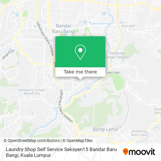 Peta Laundry Shop Self Service Seksyen15 Bandar Baru Bangi