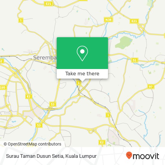 Surau Taman Dusun Setia map