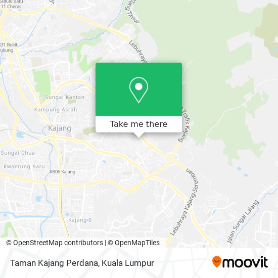 Peta Taman Kajang Perdana