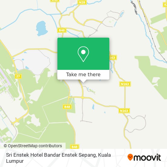 Sri Enstek Hotel Bandar Enstek Sepang map