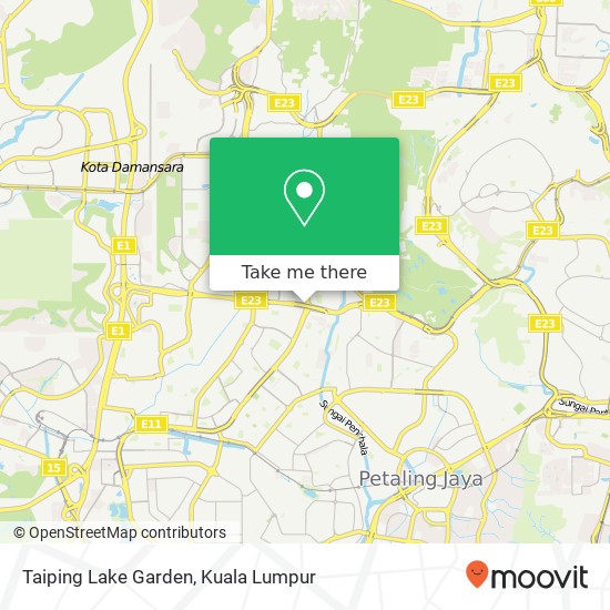 Taiping Lake Garden map