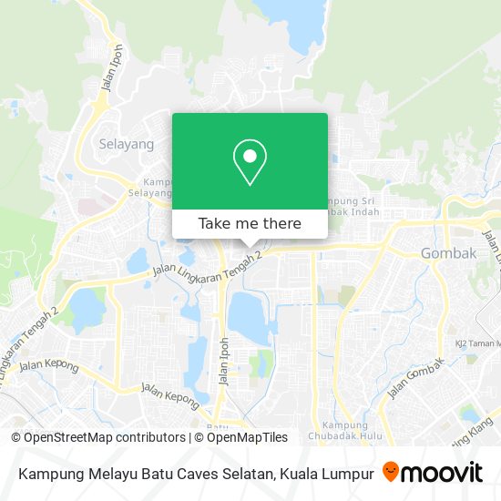 Kampung Melayu Batu Caves Selatan map
