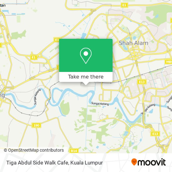 Peta Tiga Abdul Side Walk Cafe