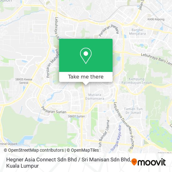 Hegner Asia Connect Sdn Bhd / Sri Manisan Sdn Bhd map