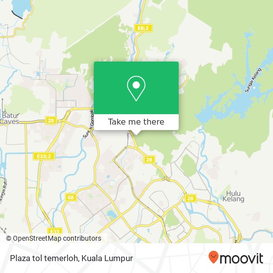 Plaza tol temerloh map