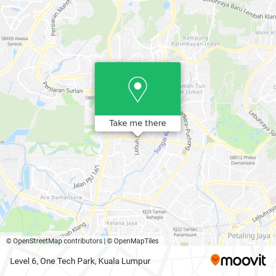 Level 6, One Tech Park map