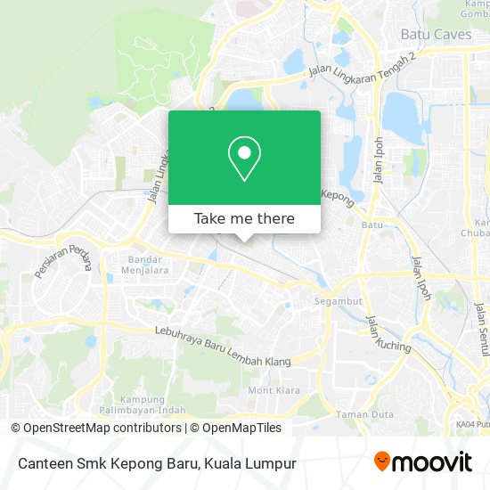 Canteen Smk Kepong Baru map