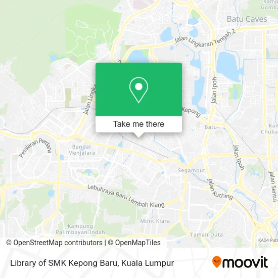Library of SMK Kepong Baru map