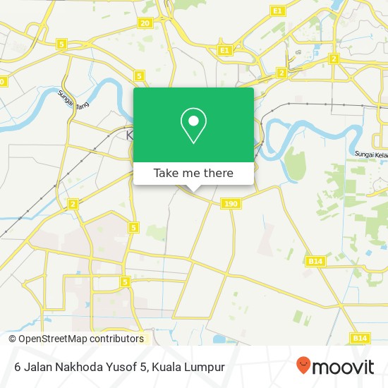 6 Jalan Nakhoda Yusof 5 map