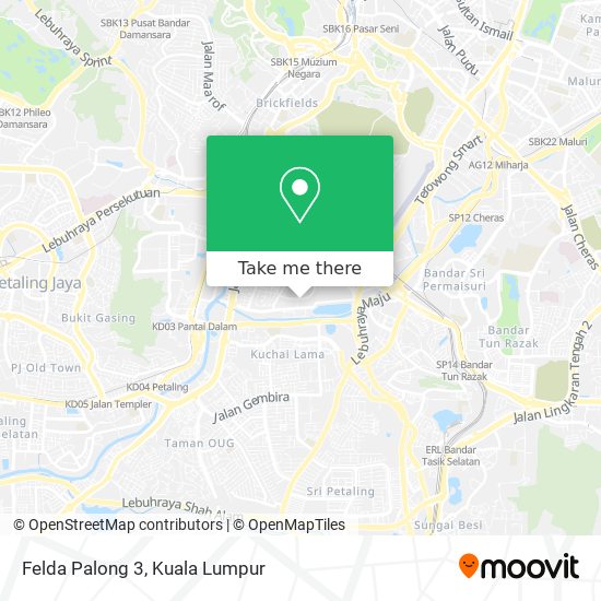 Felda Palong 3 map