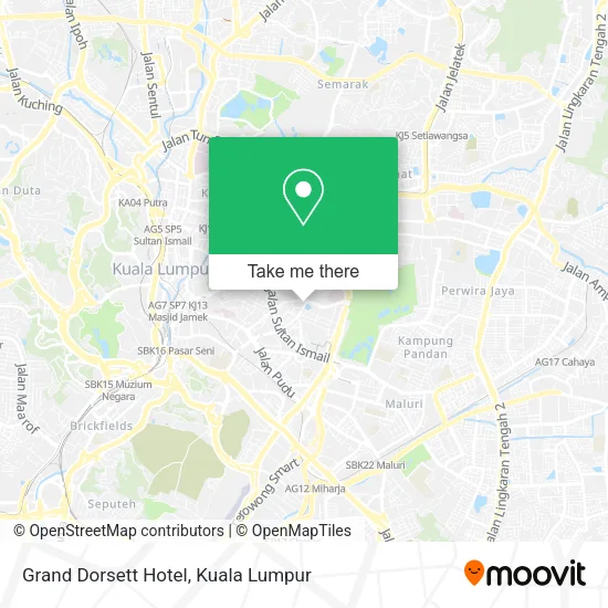Grand Dorsett Hotel map