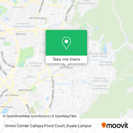 Ummi Corner Cahaya Food Court map