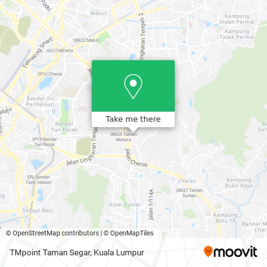 Peta TMpoint Taman Segar