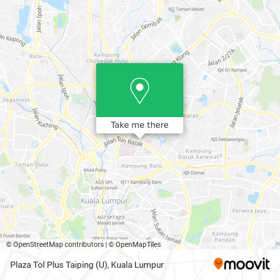 Plaza Tol Plus Taiping (U) map