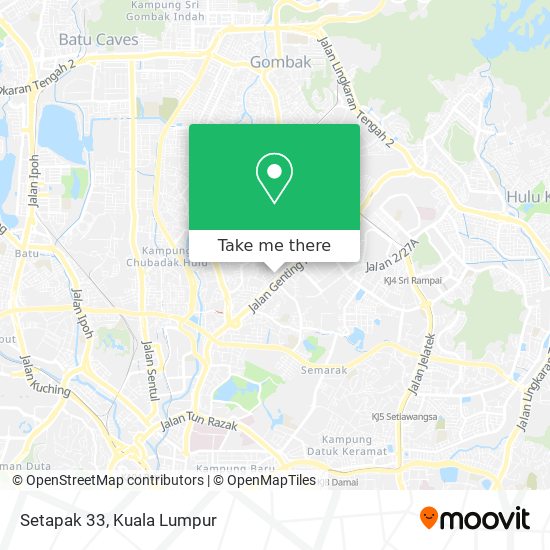 Setapak 33 map