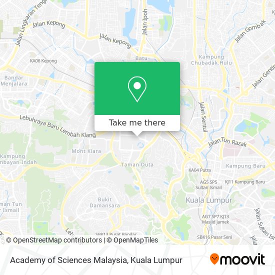 Peta Academy of Sciences Malaysia