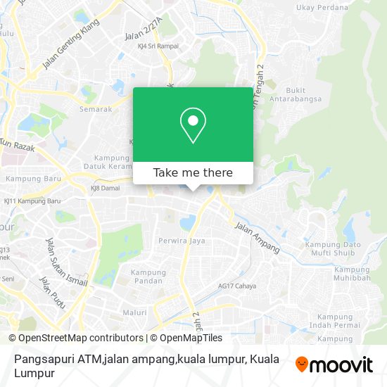 Peta Pangsapuri ATM,jalan ampang,kuala lumpur