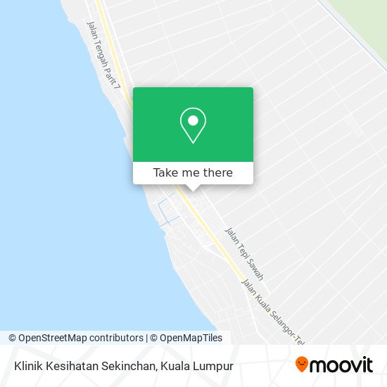 Klinik Kesihatan Sekinchan map