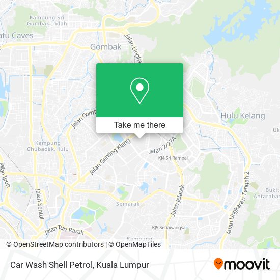 Car Wash Shell Petrol map