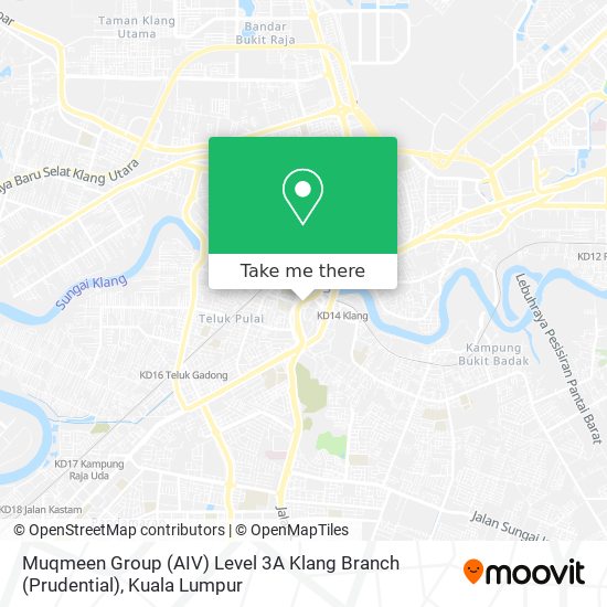 Muqmeen Group (AIV) Level 3A Klang Branch (Prudential) map