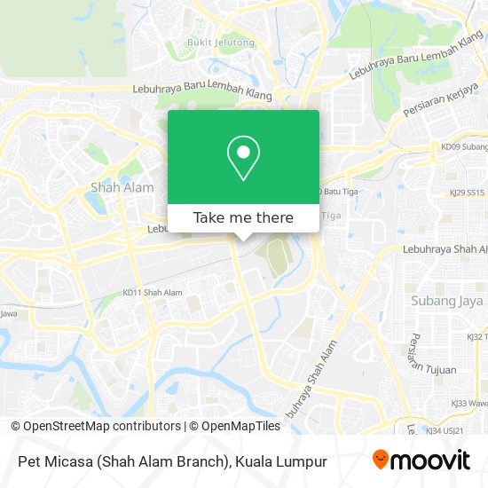 Pet Micasa (Shah Alam Branch) map